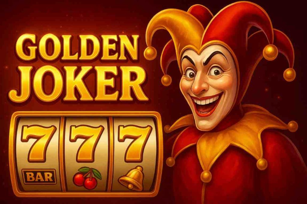 Tela do jogo Golden Joker no BRASA777 cassino.