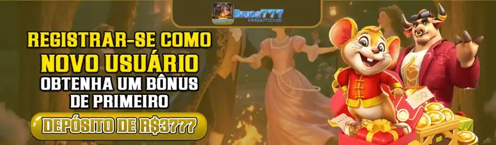 Registrar-se como novo usuário no BRASA777 cassino e receber bônus de primeiro depósito.
